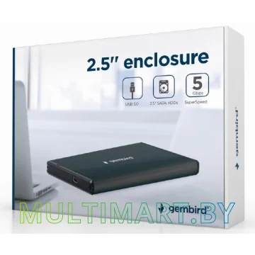 Бокс для жесткого диска Gembird EE2-U3S-3-G (зеленый) картинка 2